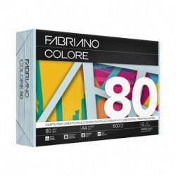 RISMA COLORE FABRIANO A4 T 80GR 500FF