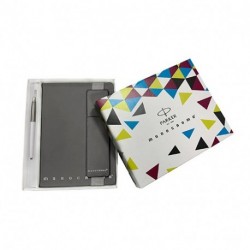 NOTEBOOK+PENNA MONOCROMO+PARKER