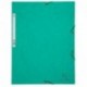 CARTELLINA C/ELASTICO 3L.CARTONE VERDE