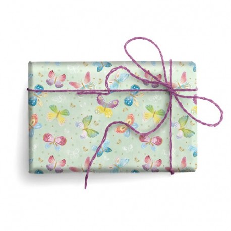 CARTA REGALO 5KG FARFALLE ACQERELLATE