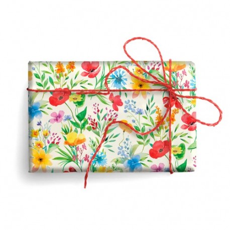 CARTA REGALO 5KG FIORI ACQUERELLATI