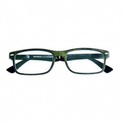 OCCHIALE WOOD VERDE-GIALLO+3,00  -