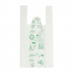 SHOPPER BIO BIANCHE 22+13X40 500PZ