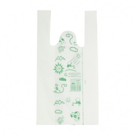SHOPPER BIO BIANCHE 22+13X40 500PZ