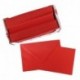 BIGLIETTI+BUSTE 100/100 12X18  ROSSI