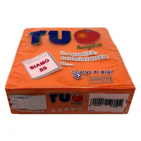 TOVAGLIOLI 33X33 2V ARANCIO - 00700700