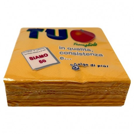 TOVAGLIOLI 33X33 2 VELI GIALLO -