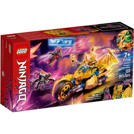 LEGO NINJAGO MOTO DRAGO D'ORO DI JAY  -
