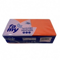 TOVAGLIOLI 25X25 2V ARANCIONE 80PZ -