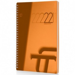 AGENDA SETT. 21X26 SPIR. POLIPRO' ARANCI