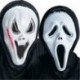 MASCHERA FANTASMA IN PLASTICA CON CAPPUC