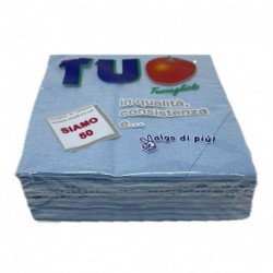 TOVAGLIOLI 33X33 2V AZZURRO -