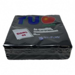 TOVAGLIOLI 33X33 2V NERO - 00700700NE