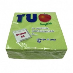 TOVAGLIOLI 33X33 2V VERDE MELA
