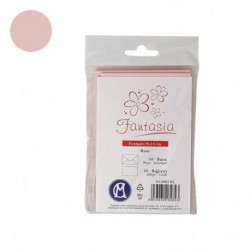 BIGLIETTI+BUSTE 10/10 9X14 ROSA BLISTER
