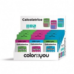 CALCOLATRICE 8CIFRE COLORXYOU - 11124