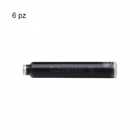 CARTUCCE STILOGRAFICHE NERE 6PZ. -