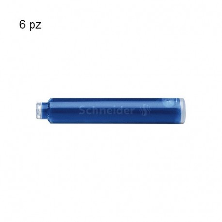 CARTUCCE STILOGRAFICHE BLU 6PZ. -