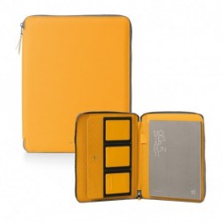 PORTABLOCCO DOX CON ZIP IN ECOP. ARANCIO