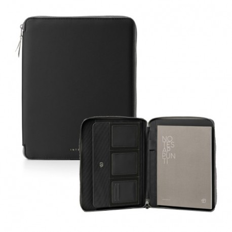 PORTABLOCCO DOX CON ZIP IN ECOP. NERO  -