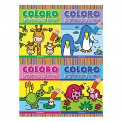 COLORO DIVERTENTI ANIMALI2 4 TIT.  -