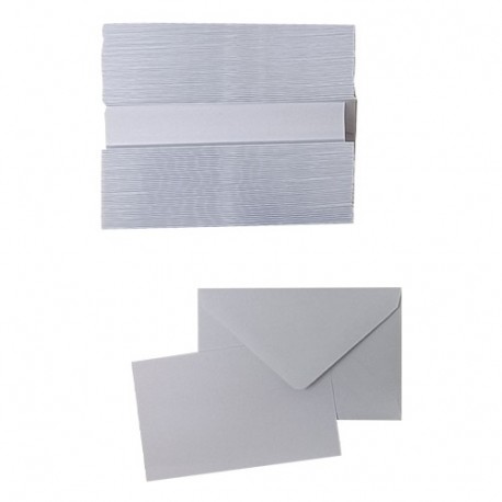 BIGLIETTI+BUSTE 100/100 7X11 F4 BIANCO