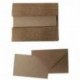 BIGLIETTI+BUSTE 100/100 7X11 F9 AVANA