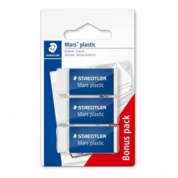 GOMME MINI BIANCA MARS PLASTIC 3PZ. BLIS
