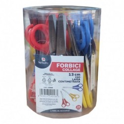 FORBICI 13CM TQ IN BARATTOLO 24PZ. -