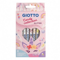 PENNARELLI 8 TURBO GLITTER CANDY PASTEL