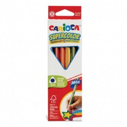 PASTELLI CARIOCA SUPERCOLOR MAXI TRIANG.