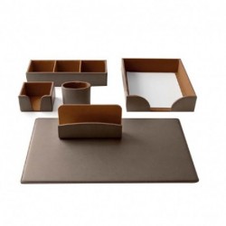 SERVIZIO  DA SCRIVANIA BOX 6PZ.TORTORA -