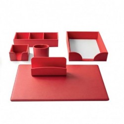 SERVIZIO  DA SCRIVANIA BOX 6PZ. ROSSO  -