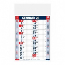 CALENDARIO TRMS 26 28,8X47 QUADRETTI
