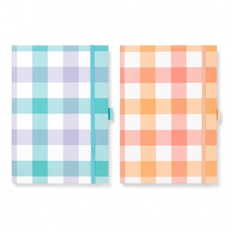 LETTS AGENDA 26-ACC GINGHAM A6 GIORNALIE