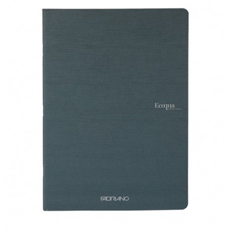 TACCUINO ECOQUA PM A4 LINES ANTRACIT40