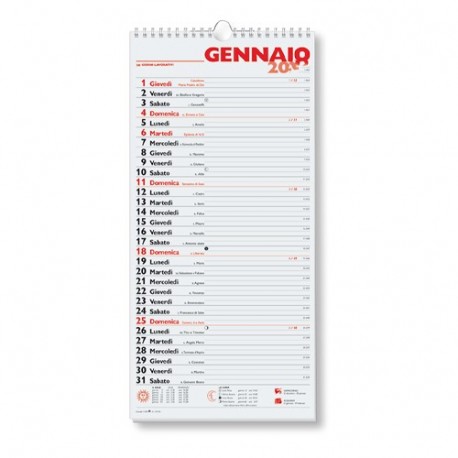 CALENDARIO OLANDESE 190X400 - CO002-555