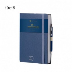 AGENDA 26 GIORN. 10X15 C. ELAST. BLU  -