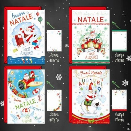 BIGLIETTO BABBI NATALE KIDS - 04432801