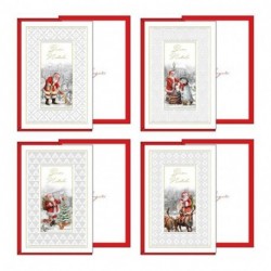 BIGLIETTO BABBI NATALE E CORNICI -