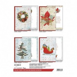BIGLIETTO DECORI DI NATALE - 04438501
