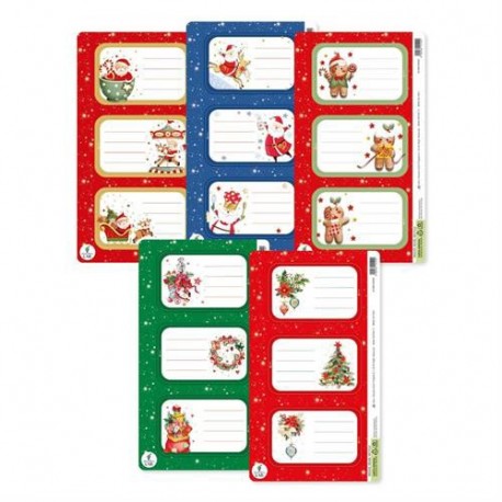STICKERS NATALE FANTASIA BL. 2F.