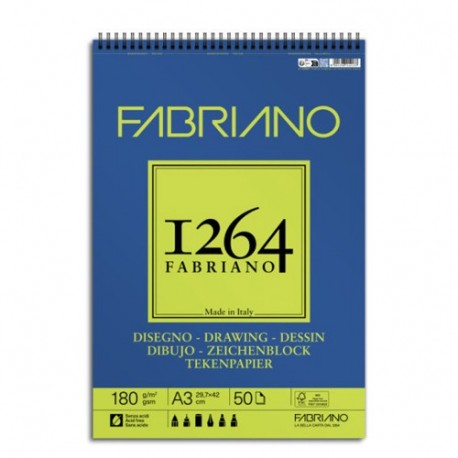 1264 BLOCCO FABRIANO DISEGNO A3 SPI.LC.