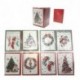 BIGLIETTO DECORO RILEVO BRILLANTINI CON