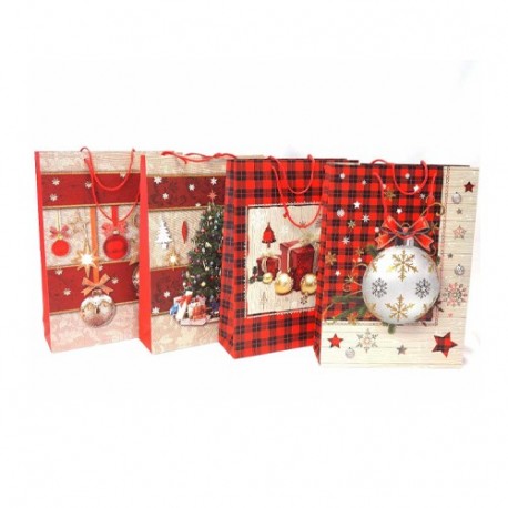 BORSA CARTA XL H.46X33X10CM. C/GLITTER D