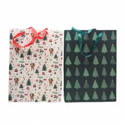 BORSA CARTA XXL H.56X42X14CM. DIS.NATALE