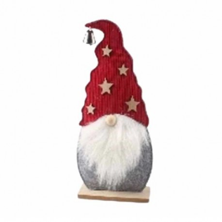 BABBO NATALE PANNO H.30X15X5CM.  - 2624