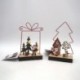 DECORAZIONI IN METALLO C/LUCI 18CM. I  -