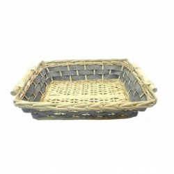 CESTO RET.LEGNO NATURALE 45X34/H.12,5CM