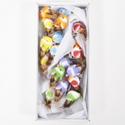 UCCELLO SU CLIP 4CM/18PZ  - DS 22469